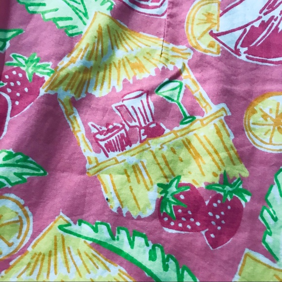 🍓 Lilly Pulitzer juice bar vintage shift dress 14 - Picture 3 of 8